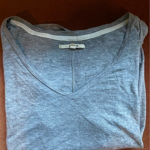 J Brand linen blend v-neck tee
